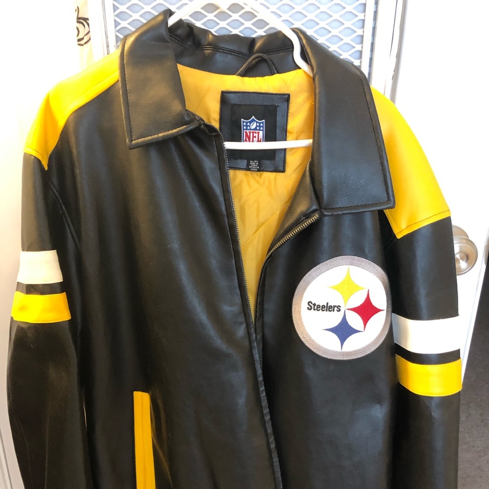 Pittsburg Steelers Leather Coat